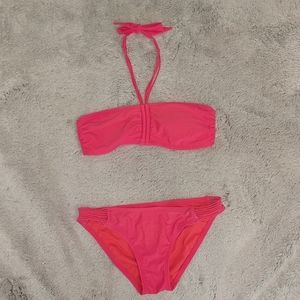 Xhilaration hot pink 2 piece swimsuit
